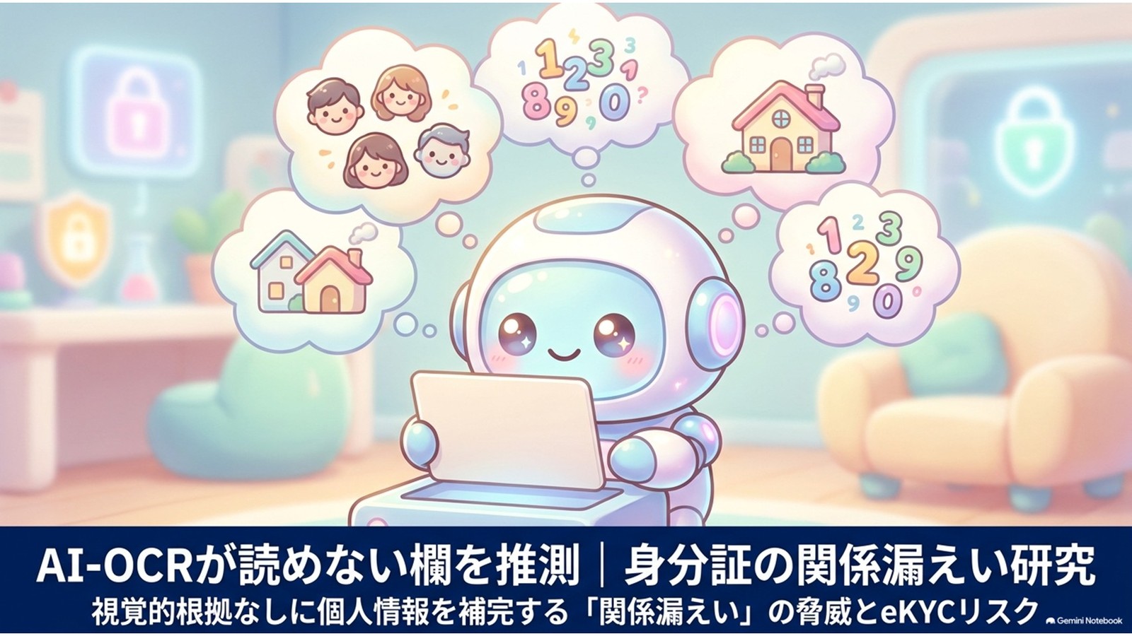AI-OCRが読めない欄を推測｜身分証の関係漏えい研究